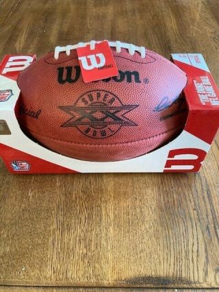 Bowl Xx 20 Authentic Wilson Nfl Game Football - Official Game Ball