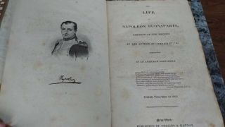 Life Of Napoleon Buonaparte Emperor Of The French / Three Volumes In One / 1827
