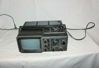 Vintage Magnasonic Tmt59 Portable Television Tv Radio Made By Samsung