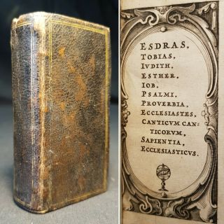 1647 Biblia Sacra Vulgate Editionis Vol 3 Bible Latin Psalms Coloniae Agrippinae