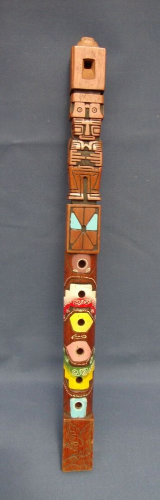 Vintage Wooden Carved Native American Flute