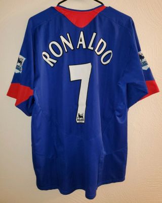 Nike Manchester United Ronaldo 05/06 Away Jersey / Shirt - (size L)