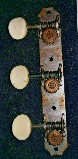 Vintage 1940s Ww Ii Kluson Open Back Tuners Treb Side Gibson L - 00,  J - 45,  Lg - 2,  Etc