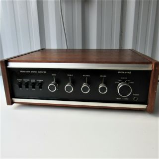 Rare Nippon Sound A - 3000 Solid State Stereo Amplifier / Vintage Japan / Blown