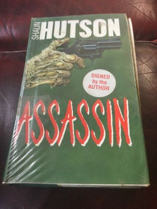 Assassin Shaun Hutson Hand Signed First Edition First Print 1988