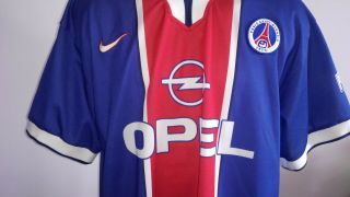 Football shirt soccer Paris Saint - Germain PSG Home 1997/1998 Nike France jersey 2