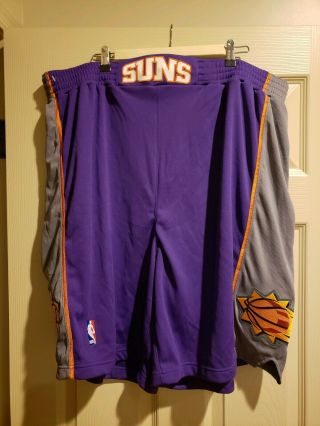 Authentic Adidas Phoenix Suns Nba Pro Game Worn Uniform Jersey Shorts Sz 54