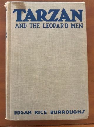 Vintage Tarzan And The Leopard Men By Edgar Rice Burroughs