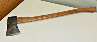 L130 - Awesome Vintage 2 - 1/4 Lb Boys Axe Single Bit Made In W.  Germany