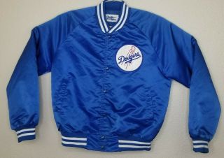 Vintage Chalk Line Los Angeles Dodgers Satin Jacket Sz.  Medium Sewn La Write Out