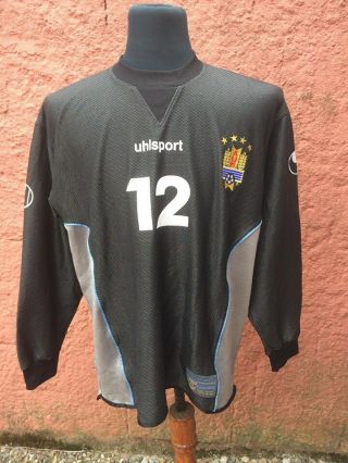Orig Uruguay 2005 Goalkeeper Match Worn Shirt Uhlsport