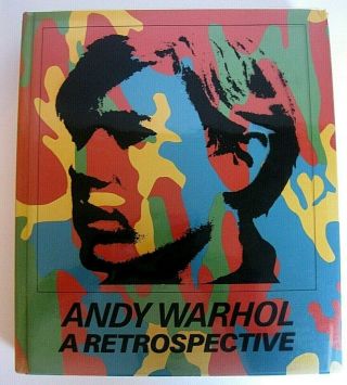 Andy Warhol A Retrospective 1989 Moma Collector Book 1st Edition Pop Art Hcdj
