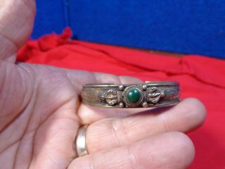 Estate Jewelry.  Vintage Southwest Style Sterling Silver Bracelet 37