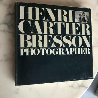 Henri Cartier Bresson Photographer - Photography Book 1979 Hc Dj Thames & Hudson