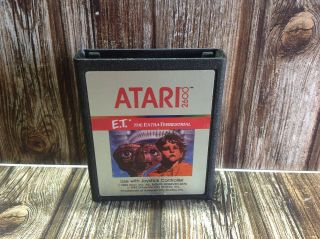Atari E.  T.  The Extra Terrestrial Et Arcade Vintage Game Cartridge