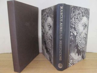 Folio Society Meditations - Marcus Aurelius Slipcased Marcus Aurelius