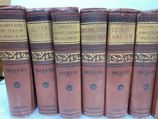Dickens - Charles Dickens10 Book Set By Hurst & Co.  Late 1800 