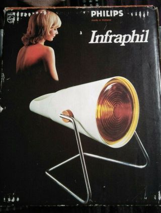 Vintage Philips Infraphil Infra Heat Lamp