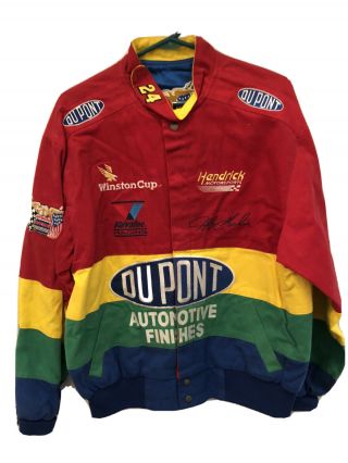 Jeff Gordon Dupont Vintage Jeff Hamilton Racing Jacket/coat Gently Small