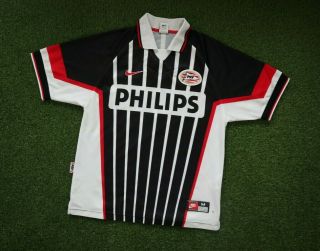 Psv Eindhoven 1997/97 Nike Away Football Shirt M Mens Vintage Soccer Jersey