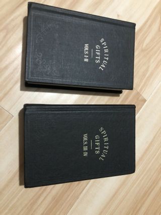 Spiritual Gifts Vol 1,  2,  3 & 4 By Ellen G.  White Seventh Day Adventist 1945