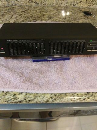 Vintage Realistic Ten Band Stereo Frequency Equalizer - Model 31 - 2018a