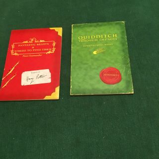 Fantastic Beasts/quidditch Through The Ages - J.  K.  Rowling First Editions