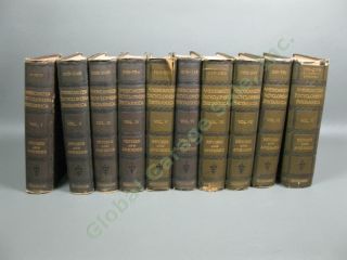 1891 Americanized Encyclopedia Britannica Illustrated Complete Vol 1 - 10 Book Set