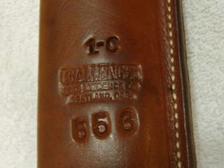 Vintage George Lawrence Portland Oregon 1 - C Challenger 556 Leather Holster 3