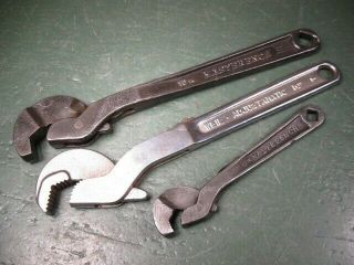 Old Vintage Mechanics Tools Spring Loaded Wrenches Group Heller