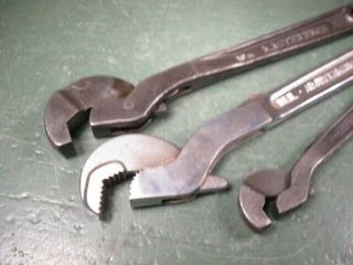 OLD VINTAGE MECHANICS TOOLS SPRING LOADED WRENCHES GROUP HELLER 2