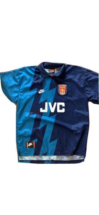 Arsenal Jersey 1995 1996 Away L Shirt Mens Football