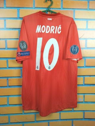 Modric Real Madrid Jersey 2018 2019 Third L Shirt Adidas Football Soccer Dp5445