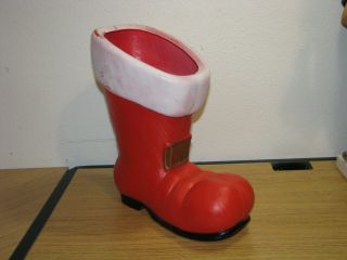 Vintage Don Featherstone Christmas Santa Boot Blow Mold Union Products 1993 12 "
