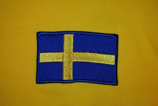 SWEDEN NATIONAL TEAM FOOTBALL SOCCER TRACK TOP JACKET ADIDAS ORIGINALS SVERIGE S 3