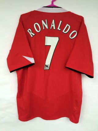 Manchester United 2005 2006 Nike Home Football Soccer Shirt Jersey Ronaldo
