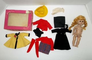 Vintage 8 " Vogue Ginny Doll & Clothes,  Box
