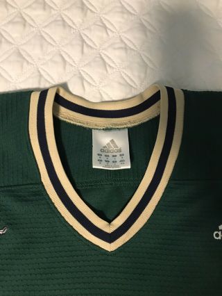 Notre Dame CCHA Hockey Jersey Size M Adidas ND Fighting Irish Fight 3
