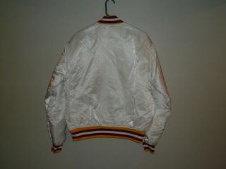 Washington Redskins Vintage STARTER Satin Jacket Coat MENS SZ LARGE Rare White 2