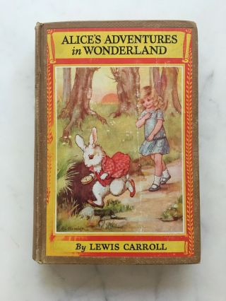 Alices Adventures In Wonderland 1930s Edition By Lewis Carroll Hardcover Book