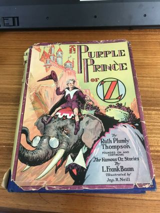 The Purple Prince Of Oz - Ruth Plumly Thompson - 1940s Or 1950 