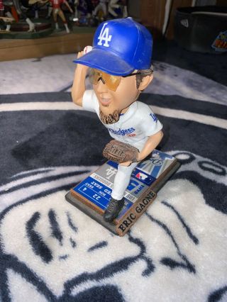 Eric Gagne Los Angeles Dodgers Mlb Exclusive “ticket Base” Bobblehead Rare /5000
