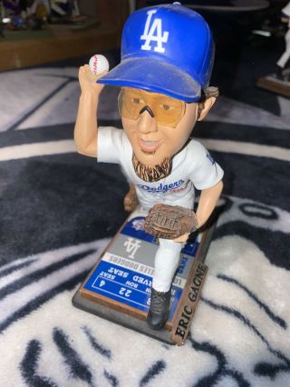 ERIC GAGNE Los Angeles Dodgers MLB EXCLUSIVE “Ticket Base” Bobblehead Rare /5000 2