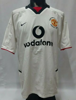 Manchester United Worthington League Cup Final 2003 Shirt Jersey 2002 Away Rare