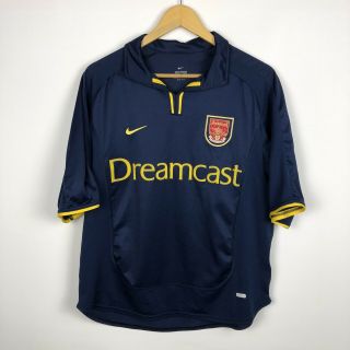 Rare Arsenal 2000 2001 2002 Third Football Shirt Soccer Jersey Nike Dreamcast