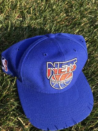 Vintage Jersey Nets Hat Nba Sports Specialties 90s Snapback