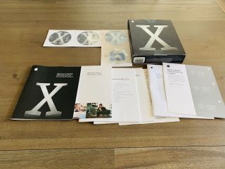 Vtg Mac Os X 10.  3 Panther Plus Xcode Tools,  Manuals,  And Box