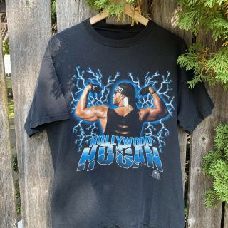 Vintage 90s Wcw Nwo Hollywood Hogan Vtg Wrestling Shirt Wwe/wwf/ecw