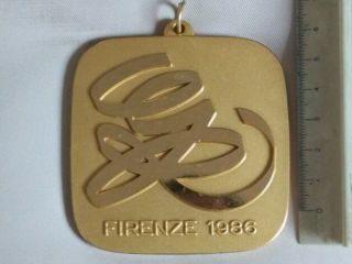 Rhythmic Gymnastics Florence 1986 Gold Medal Winner No Olympic Games Very Rare
