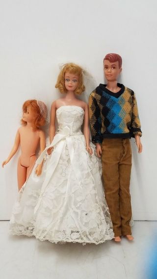 Vintage Midge,  Allen,  & Scooter Barbie Friend Dolls
